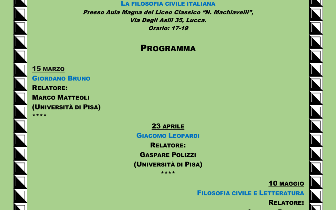 La filosofia civile italiana – Aldo Capitini