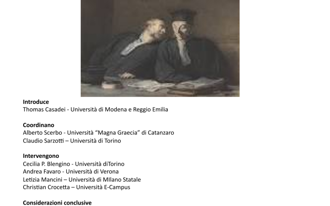 Professioni e nuovi bisogni formativi nell’epoca digitale: il possibile ruolo delle Cliniche legali
