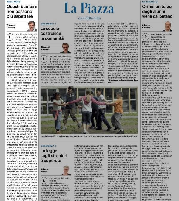 Rassegna stampa luglio 2022